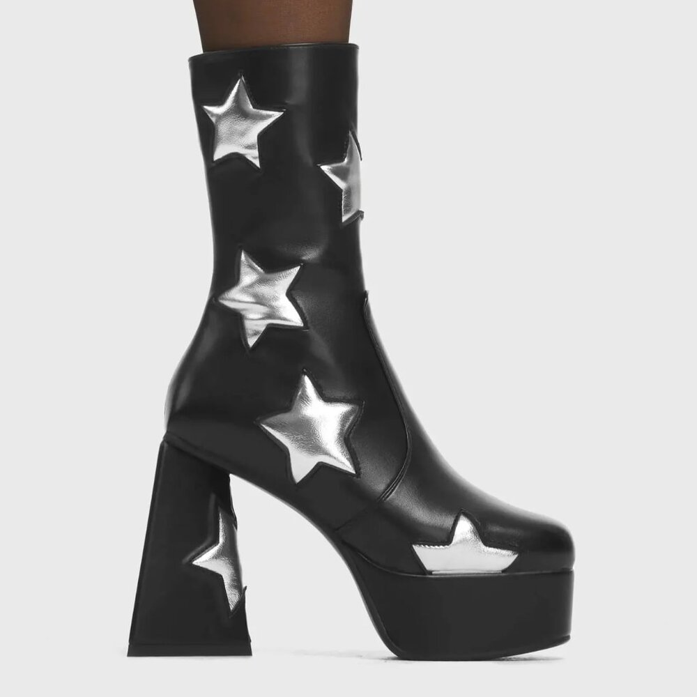 Seeking Stars Platform Ankle Boots US size 10